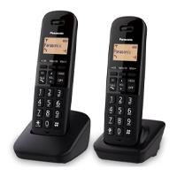 TELEFONO PANASONIC KX-TGB312MEB / TELEFONO DECT 6.0, BLOQUEO DE LLAMADAS, 2 AURICULARES INALAMBRICOS, 18HRS DE BATERIA, NEGRO, - Garantía: SG -
