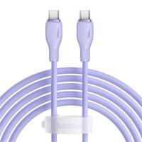 CABLE TIPO C-TIPO C 5A BASEUS 1.2M, 100W, COLOR MORADO, - Garantía: 1 AÑO - CABLE TIPO C-TIPO C 5A BASEUS 1.2M, 100W, COLOR MORADO, - Garantía: 1 AÑO -