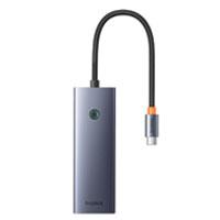 HUB TIPO C FLITE SERIES HUB DE 7 PUERTOS BASEUS HDMI4K60HZ1USB3,03PD1SD/TF1COLOR GRIS, - Garantía: 1 AÑO -