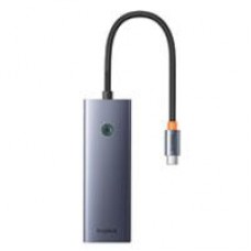 HUB TIPO C FLITE SERIES HUB DE 7 PUERTOS BASEUS HDMI4K60HZ1USB3,03PD1SD/TF1COLOR GRIS, - Garantía: 1 AÑO -