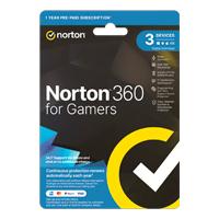 NORTON 360 FOR GAMERS / TOTAL SECURITY / 3 DISPOSITIVOS / 1 AÑO (CAJA), - Garantía: SG -