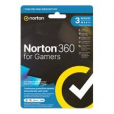 NORTON 360 FOR GAMERS / TOTAL SECURITY / 3 DISPOSITIVOS / 1 AÑO (CAJA), - Garantía: SG - NORTON 360 FOR GAMERS / TOTAL SECURITY / 3 DISPOSITIVOS / 1 AÑO (CAJA), - Garantía: SG -