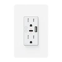 CONTACTO INTELIGENTE DE PARED MIRATI MCP2 / 2 CONTACTOS, 1 USB A, 1 USB C / WIFI 2.4GHZ, BLUETOOTH 4.2 / COMPATIBLE CON ANDROID E IOS / FUNCIONA CON ALEXA Y ASISTENTE DE GOOGLE, - Garantía: 1 AÑO -