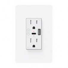 CONTACTO INTELIGENTE DE PARED MIRATI MCP2 / 2 CONTACTOS, 1 USB A, 1 USB C / WIFI 2.4GHZ, BLUETOOTH 4.2 / COMPATIBLE CON ANDROID E IOS / FUNCIONA CON ALEXA Y ASISTENTE DE GOOGLE, - Garantía: 1 AÑO -