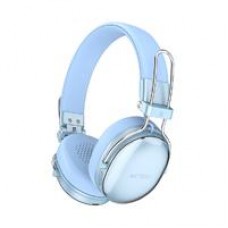 AUDIFONOS ACTECK LUXE CHIC HP710 / DIADEMA / INALAMBRICOS / BT 5.4 / MICROFONO OMNIDIRECCIONAL / 20 HZ A 20 KHZ / BATERIA 30 HRS / CANCELACION DE RUIDO HIBRIDO / AZUL / AC-940917, - Garantía: 1 AÑO -