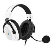 AUDIFONOS GAMER BALAM RUSH AVIATOR EXPERT HA777 / ALAMBRICOS USB- 3. 5 MM / DIADEMA / PC - DISP. MOVILES - CONSOLA / MICROFONO OMNIDIRECCIONAL / ILUMINACION RGB / SONIDO ESTEREO / BLANCO / BR-941150, - Garantía: 1 AÑO -