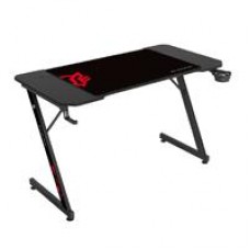 ESCRITORIO GAMER BALAM RUSH OLYMPUS SPOT MRX4000 / ERGONOMICO / MAX 100 KG / MOUSEPAD XXL / ANTIDESLIZANTE - ANTIRRAYAS / FIBRA DE CARBONO / PORTAVASO - GANCHO P AUDIFONOS / NEGRO / BR-941419, - Garantía: 1 AÑO -