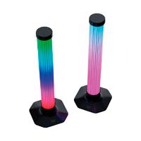 TORRE DE ILUMINACION GAMER BALAM RUSH SPLENDOR GLOW IT5000 / ILUMINACION PERSONALIZABLE 360° /  APP - CONTROL REMOTO - BOTONES / 72 LEDS POR BARRA / RGB INMERSIVO / NEGRO / BR-942324, - Garantía: 1 AÑO -