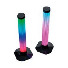 TORRE DE ILUMINACION GAMER BALAM RUSH SPLENDOR GLOW IT5000 / ILUMINACION PERSONALIZABLE 360° /  APP - CONTROL REMOTO - BOTONES / 72 LEDS POR BARRA / RGB INMERSIVO / NEGRO / BR-942324, - Garantía: 1 AÑO -
