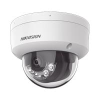 [DUAL LIGHT + 2 MICRÓFONOS INTEGRADOS] DOMO HIKVISION IP 4 MEGAPIXEL / LENTE 2.8 MM / 30 MTS LUZ BLANCA + 30 MTS IR / ACUSENSE / EXTERIOR IP67 / IK10 / WDR 120 DB / POE / ONVIF / MICRO SD / METAL / A, - Garantía: 1 AÑO -