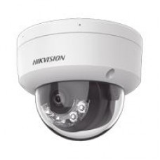 [DUAL LIGHT + 2 MICRÓFONOS INTEGRADOS] DOMO HIKVISION IP 4 MEGAPIXEL / LENTE 2.8 MM / 30 MTS LUZ BLANCA + 30 MTS IR / ACUSENSE / EXTERIOR IP67 / IK10 / WDR 120 DB / POE / ONVIF / MICRO SD / METAL / A, - Garantía: 1 AÑO -