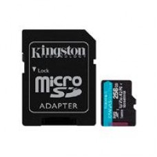 MEMORIA FLASH MICRO SD KINGSTON SDXC CANVAS GO PLUS 256GB 200MB/S UHS-I U3 V30 C/ADAPTADOR (SDCG4/256GB), - Garantía: 1 AÑO - MEMORIA FLASH MICRO SD KINGSTON SDXC CANVAS GO PLUS 256GB 200MB/S UHS-I U3 V30 C/ADAPTADOR (SDCG4/256GB), - Garantía: 1 AÑO -