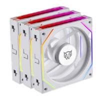 KIT 3 VENTILADORES BALAM RUSH EOLOX LINK EXL95/ FLUJO DE AIRE OPTIMO / VELOCIDAD 1800 RPM / SILENCIO CON PODER / CONEXIÓN DAISY-CHAIN / RGB / BLANCO / BR-942096, - Garantía: 1 AÑO -