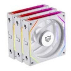 KIT 3 VENTILADORES BALAM RUSH EOLOX LINK EXL95/ FLUJO DE AIRE OPTIMO / VELOCIDAD 1800 RPM / SILENCIO CON PODER / CONEXIÓN DAISY-CHAIN / RGB / BLANCO / BR-942096, - Garantía: 1 AÑO -