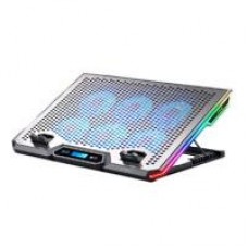 BASE ENFRIADORA ACTECK FROOST EPIC BE640 / 15.6 PULG / 6 VENTILADORES / 2X USB 2.0 / AJUSTABLE 7 NIVELES / ILUMINACION 7 MODOS / SILENCIO ABSOLUTO / ALUMINIO / AC-940788, - Garantía: 1 AÑO -