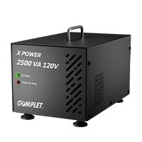 REGULADOR ELECTRONICO MARCA COMPLET MODELO X-POWER DE 2500VA/2500W A 120V, - Garantía: 5 AÑOS -