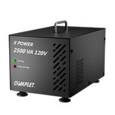 REGULADOR ELECTRONICO MARCA COMPLET MODELO X-POWER DE 2500VA/2500W A 120V, - Garantía: 5 AÑOS -