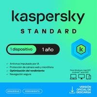 ESD KASPERSKY STANDARD 1 DISP 1 AñO, - Garantía: SG -
