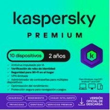 ESD KASPERSKY PREMIUM 10 DISP 5 CUENTAS KPM 2 AÑOS, - Garantía: SG -