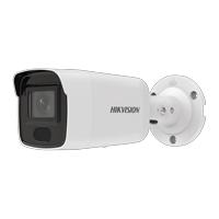 BALA IP 6 MEGAPIXEL HIKVISION/ LENTE 2.8 MM / 40 MTS IR / EXTERIOR IP67 / POE / ACUSENSE / DARKFIGHTER / ALARMAS Y AUDIO I/O / ONVIF / MICRO SD / 4 ANALÍTICOS: ACUSENSE, DETECCION FACIAL, CONTEO DE P, - Garantía: 1 AÑO -