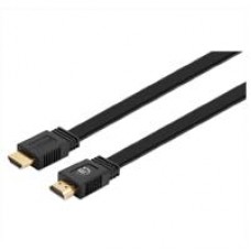 CABLES/MANHATTAN/355643/CABLE HDMI PLANO DE ALTA VELOCIDAD CON ETHERNET, - Garantía: 3 AÑOS - CABLES/MANHATTAN/355643/CABLE HDMI PLANO DE ALTA VELOCIDAD CON ETHERNET, - Garantía: 3 AÑOS -