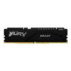 MEMORIA RAM KINGSTON DIMM DDR5 16GB 6400MT/S FURY BEAST BLACK EXPO CL32 288PIN 1.4V C/DISIPADOR DE CALOR P/PC/GAMER/ALTO RENDIMIENTO KF564C32BBE-16, - Garantía: 1 AÑO -