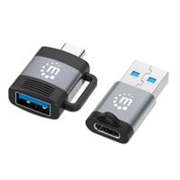 ADAPTADORES/MANHATTAN/356329/ KIT DE ADAPTADORES USB-C A USB-A Y USB-A A USB-C, - Garantía: 2 MESES -