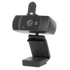 CAMARA/MANHATTAN/462556/CAMARA WEB FULL HD USB ROTACION 360 NEGRA, - Garantía: 3 AÑOS -