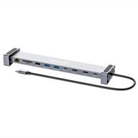 DOCKING/MANHATTAN/190398/DOCKING STATION USB-C 10 EN 1 CON MST PARA DOBLE MONITOR 4K, - Garantía: 3 AÑOS -