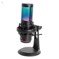 MICROFONO/MANHATTAN/102674/MICRÓFONO DE CONDENSADOR USB CON LED RGB Y CANCELACIÓN DE RUIDO, - Garantía: 3 AÑOS -
