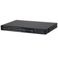 SWITCH/ DAHUA/ DH-S4228-24GT-360/ GIGABIT 24 PUERTOS ADMINISTRABLE/ CAPA 2/ 2 PUERTOS HI-POE/ REDUNDANCIA DE RED: STP/ RSTP/ TRANSMISION DE LARGA DISTANCIA DE 250 M/ 56 GBPS/ POE, - Garantía: 3 AÑOS -