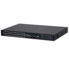 SWITCH/ DAHUA/ DH-S4228-24GT-360/ GIGABIT 24 PUERTOS ADMINISTRABLE/ CAPA 2/ 2 PUERTOS HI-POE/ REDUNDANCIA DE RED: STP/ RSTP/ TRANSMISION DE LARGA DISTANCIA DE 250 M/ 56 GBPS/ POE, - Garantía: 3 AÑOS -