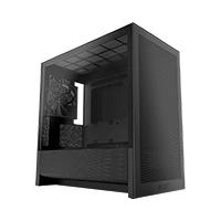 GABINETE NZXT H3 FLOW /NEGRO / VIDRIO TEMPLADO / MINI TORRE/ MICRO-ATX /GAMER, - Garantía: 1 AÑO -