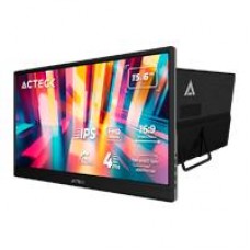 MONITOR PORTATIL ACTECK LINKPAD LP15Y / 15.6 PUL / PLANO / IPS / RELACION 16:9 / FULL HD / SIN MARCO / 60 HZ / ULTRAPORTATIL / HDR10 / MULTILINGÜE E INTUITIVO / BOCINAS INTEGRADAS / NEGRO / AC-943093, - Garantía: 3 AÑOS -