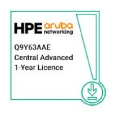 LICENCIAMIENTO DE CENTRAL HPE ARUBA Q9Y63AAE ANW AP ADVANCED 1Y E-STU, - Garantía: SG -