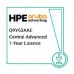 LICENCIAMIENTO DE CENTRAL HPE ARUBA Q9Y63AAE ANW AP ADVANCED 1Y E-STU, - Garantía: SG -