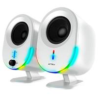 BOCINAS ACTECK DYNAMIC EXACT BS630 / PARA ESCRITORIO / INDICADOR DE LED / SONIDO ESTEREO / INALAMBRICA / BLUETOOTH 5.0 - AUX 3.5 MM - USB / 20 W / 60 HZ - 20 KHZ / BLANCO / AC-935876, - Garantía: 1 AÑO - BOCINAS ACTECK DYNAMIC EXACT BS630 / PARA ESCRITORIO / INDICADOR DE LED / SONIDO ESTEREO / INALAMBRICA / BLUETOOTH 5.0 - AUX 3.5 MM - USB / 20 W / 60 HZ - 20 KHZ / BLANCO / AC-935876, - Garantía: 1 AÑO -