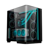 GABINETE GAMER BALAM RUSH TANK EXPERT CURVE 7800 / MEDIA TORRE / ATX/MICRO ATX- MINI ITX / VENTILADORES ARGB Y TIRAS LED / PANEL CURVO DE CRISTAL TEMPLADO / NEGRO / BR-941556, - Garantía: 5 AÑOS -