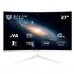 MONITOR GAMER BALAM RUSH ANDROMEDA MAG27Y / CURVO / 27 PULG / VA / FULL HD / 180 HZ / 1 MS / R1800 / VESA 100 / RGB / OVERCLOCK 200 HZ / FREESYNC / FLICKER FREE / LOW BLUE LIGHT / BLANCO / BR-942997, - Garantía: 1 AÑO -