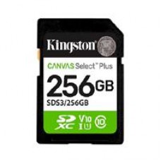 MEMORIA FLASH SD KINGSTON SDXC CANVAS SELECT 256GB 150MB/S C10 UHS-I U1 V10 (SDS3/256GB), - Garantía: 1 AÑO -