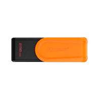 MEMORIA FLASH USB KINGSTON DATA TRAVELER EXODIA S 256GB GEN 1 3.2 TIPO A C/TAPA GIRATORIA NEGRO+NARANJA DTXS/256GB, - Garantía: 1 AÑO -