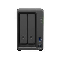 NAS SYNOLOGY DS725+ /2 BAHIAS NUCLEO DOBLE HASTA 3.1 GHZ, 1 PTO LAN GIGA, 1 PTO LAN 2.5GBE/4 GB DDR4/ HOT-SWAP/SOPORTA 40 TB /SOPORTA M.2 2280/ NO INCLUYE DISCOS/ AMD RYZEN R1600, - Garantía: 3 AÑOS -