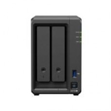 NAS SYNOLOGY DS725+ /2 BAHIAS NUCLEO DOBLE HASTA 3.1 GHZ, 1 PTO LAN GIGA, 1 PTO LAN 2.5GBE/4 GB DDR4/ HOT-SWAP/SOPORTA 40 TB /SOPORTA M.2 2280/ NO INCLUYE DISCOS/ AMD RYZEN R1600, - Garantía: 3 AÑOS -