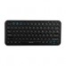 TECLADO MULTIDISPOSITIVO (HASTA 3)/ VORAGO / KBW-400, SLIM REGARGABLE TIPO C 2 BLUETOOTH WIRELESS NEGRO, - Garantía: 1 AÑO -