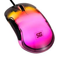 MOUSE / VORAGO START THE GAME / MO-505, ALAMBRICO RGB NEON HASTA 7,200 DPIS USB TRASPARENTE, - Garantía: 1 AÑO -