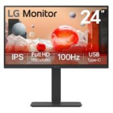 MONITOR PC LG B2B 24BA750-B FHD 24 IPS,USB-C Y RJ45,1920X1080,100HZ,16:9,BRILLO 250CD/M2,SRGB99%,TR5MS,1300:1,KVM,HDMI,DISPLAYPORT,ALTA VOZ 2WX2,INCLINACION-ALTURA-GIRO-PIVOTE, - Garantía: SG -