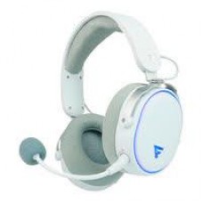 DIADEMA / GAME FACTOR / HSB600 WIRELESS, 22 HORAS, TRIPLE CONECTIVIDAD 2.4/BT/3.5, TIPO C, MICRÓFONO REMOVIBLE, SURROUND 7.1, RGB, BLANCA, - Garantía: 1 AÑO -