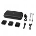 KIT 2 MICRFONOS LAVALIER / GAME FACTOR / MCL650 USB C, 2.4GHZ, ULTRA BAJA LAT, CANC DE RUIDO, NEGRO., - Garantía: 1 AÑO -