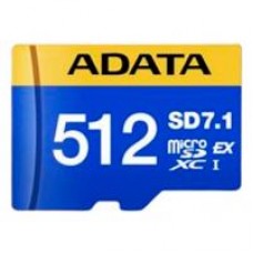 MEMORIA ADATA MICRO SDXC 512GB 800MB/700 MB, CLASE 10 C/ADAPTADOR, COMPATIBLE CON NINTENDO SWITCH 2 (UD512GEX3L1-C), - Garantía: 99 AÑOS -