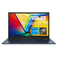 LAPTOP ASUS VIVOBOOK 14 F1404VA, CORE I5-1334U, 8GB, 512GB SSD, 14 PULGADAS WUXGA, WIN 11 PRO, COLOR QUIET BLUE, GRADO MILITAR, 1 AÑO DE GARANTIA, - Garantía: SG -